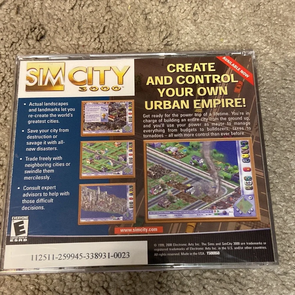 Sims EA PC Windows Games with 2 expansion packs Livin’ Large and Unleashed